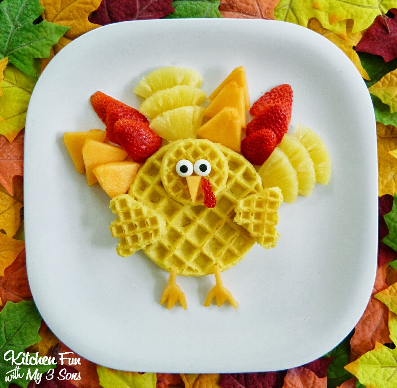Turkey BreakfastGobble Gobble up some Waffles! Kitchen Fun With