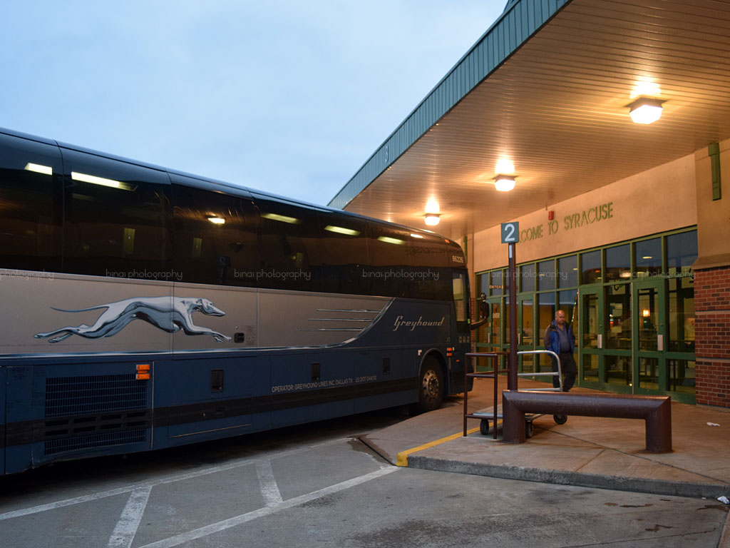 New York to Rochester by Greyhound