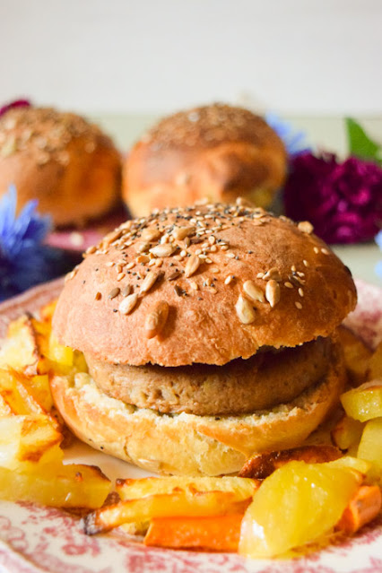 Pan de Hamburguesa Vegano