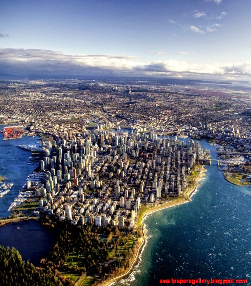 Coal Harbour Vancouver Sunrise photos Canada Travel Place