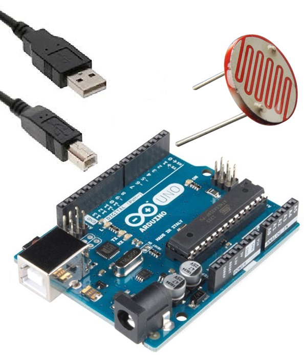 Light Intensity Measurement using Arduino and LDR