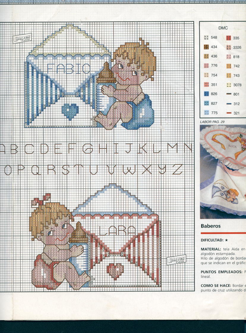 Схема метрики для мальчика вышивка крестом