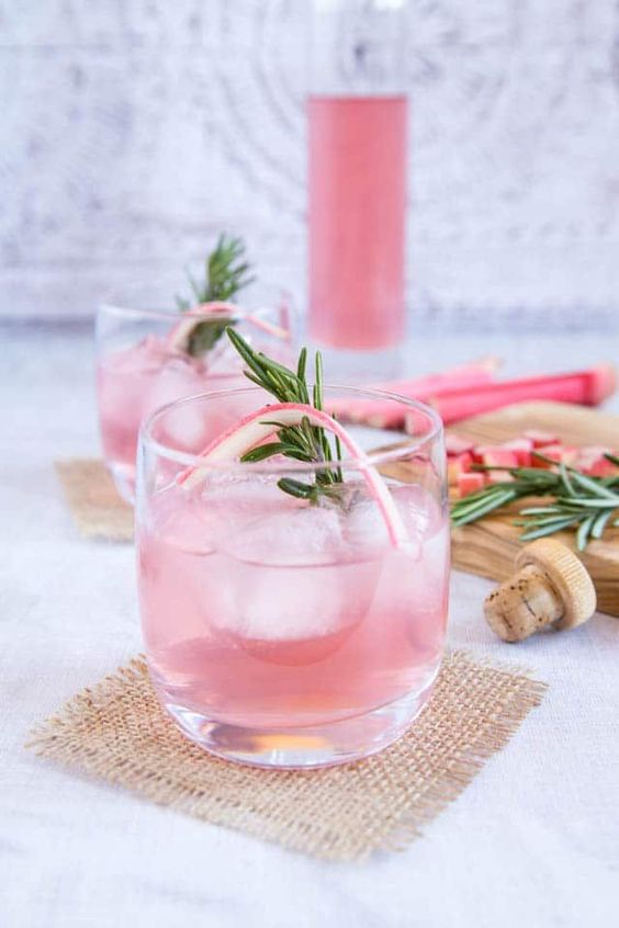 Rhubarb and Ginger Gin Cheap Recipes Idea