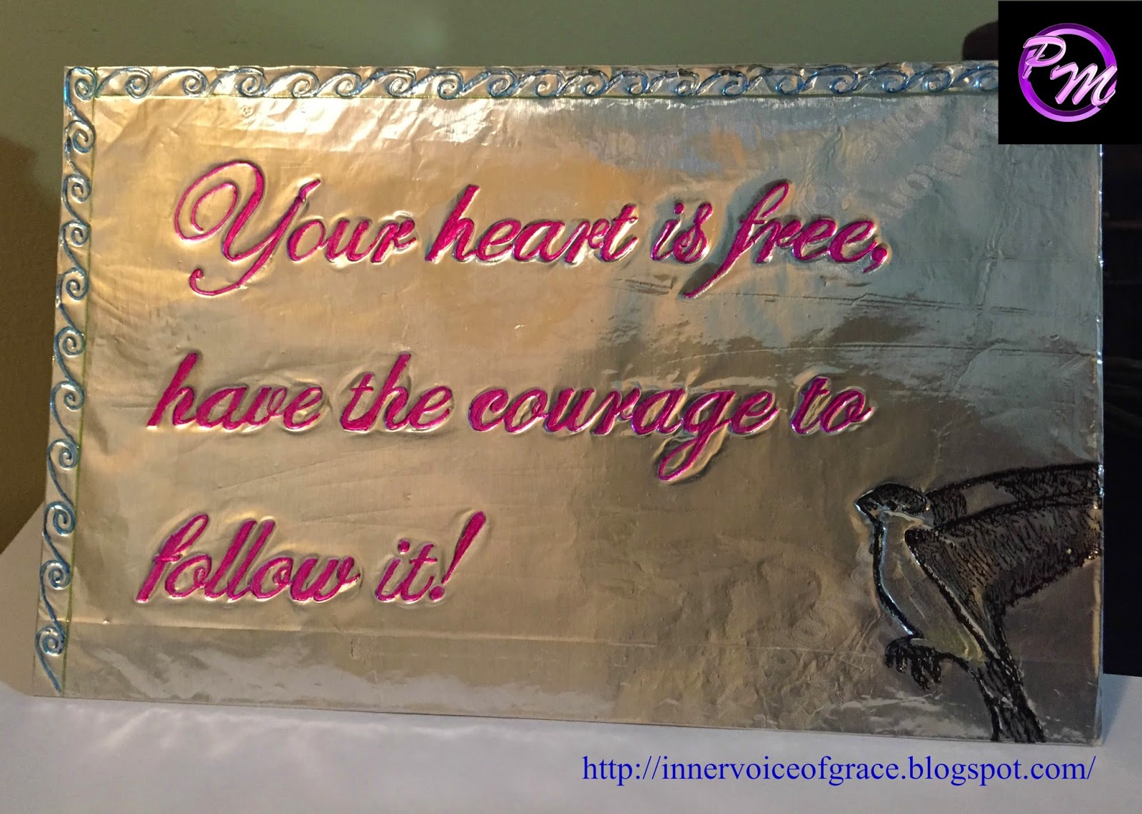 Poetic Mommy Aluminium foil etching