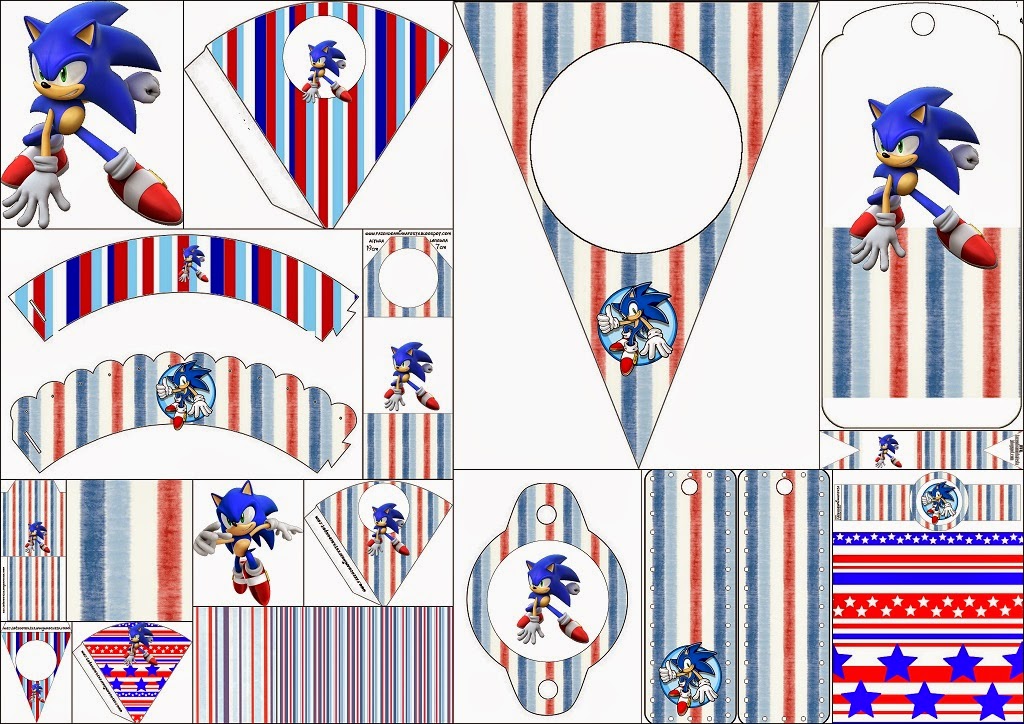 Free Sonic The Hedgehog Party Printables