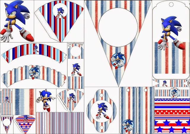 Sonic: Free Party Printables. 