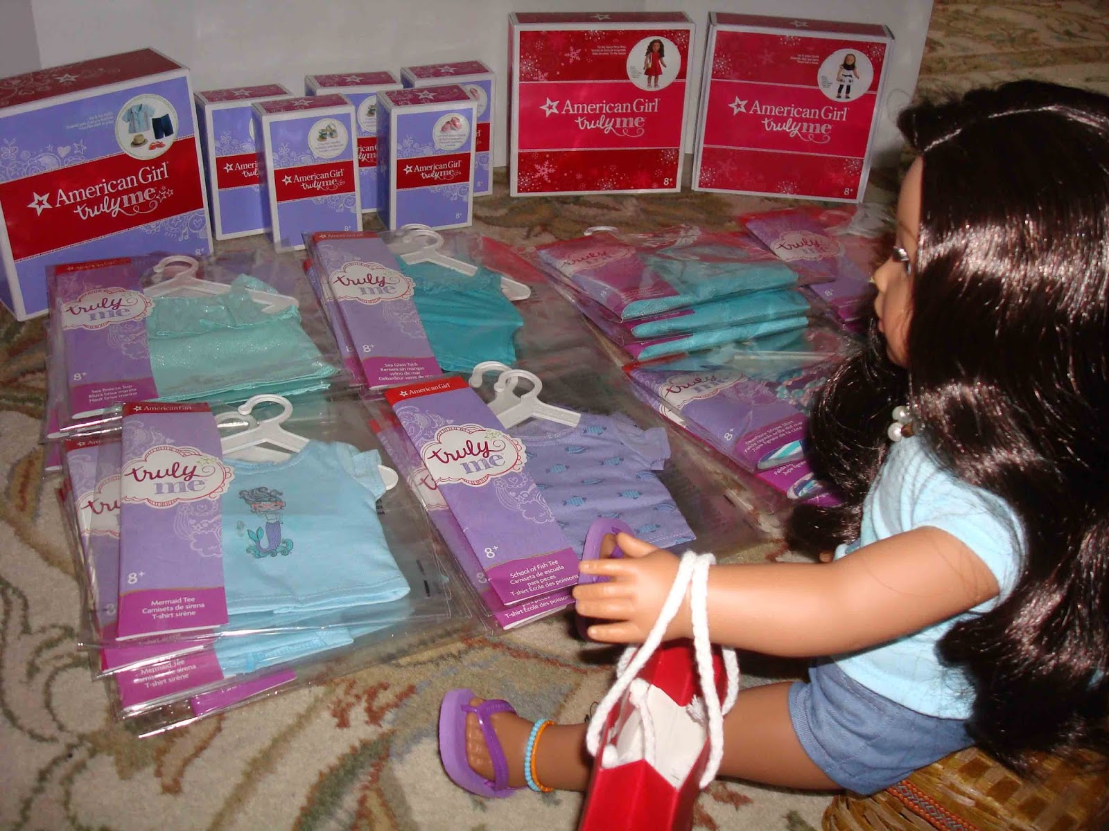 american girl blue sea dress