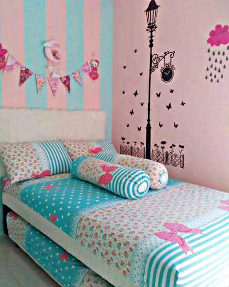 Desain Kamar Tidur Anak Perempuan Minimalis Elegan