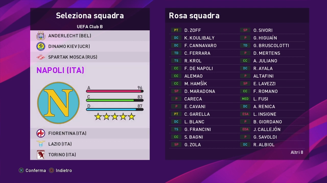 Pes 2020 Ps4 Classic Option File By The Dex 100 Classic Teams Soccerfandom Com Free Pes Patch And Fifa Updates