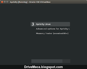 DriveMeca instalando ApricityOS paso a paso