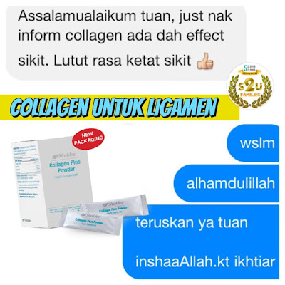 Testimoni Shaklee Collagen Powder: Ketatkan Lutut Yang Longgar