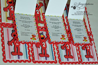 Elmo birthday party invitations