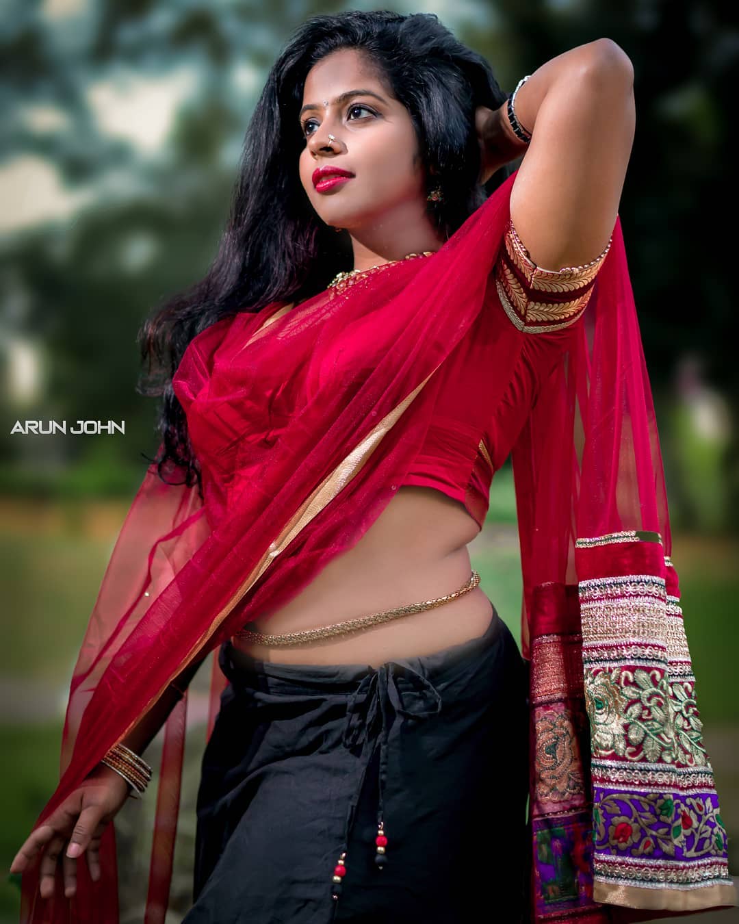 Stunning South Indian Plus Size Model Rose Angiedevish Fabulous 