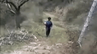 Funny Puddle Stomper Animated Gif