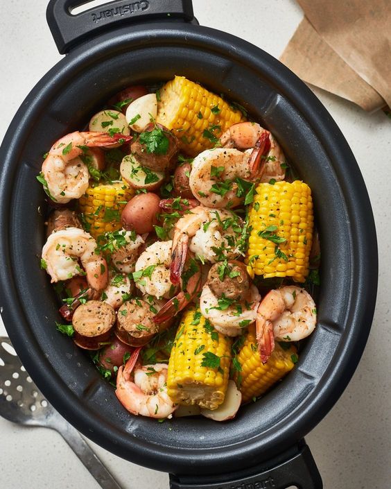 How To Make the Best Shrimp Boil in the Slow Cooker - Like Food