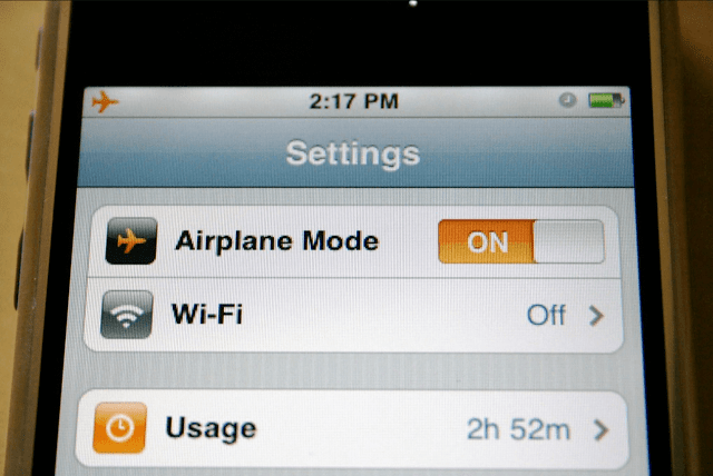 Airplane mode information in marathi