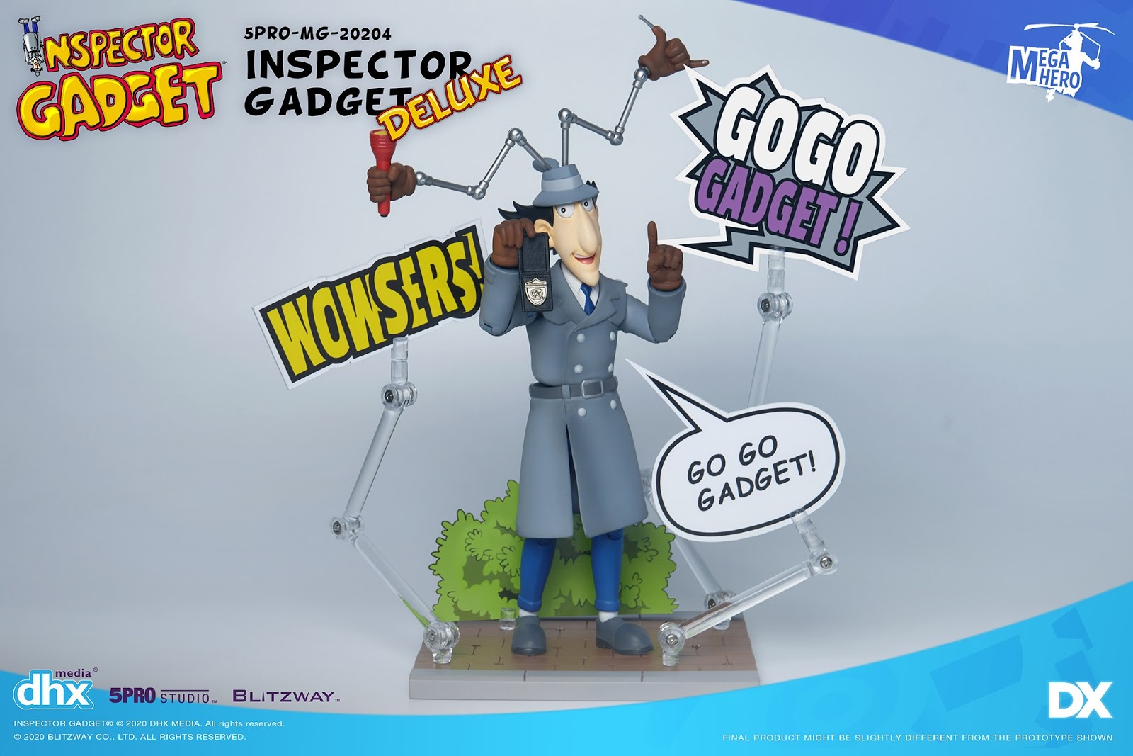 Inspector Gadget Mega Hero Series 1/12 (Blitzway)