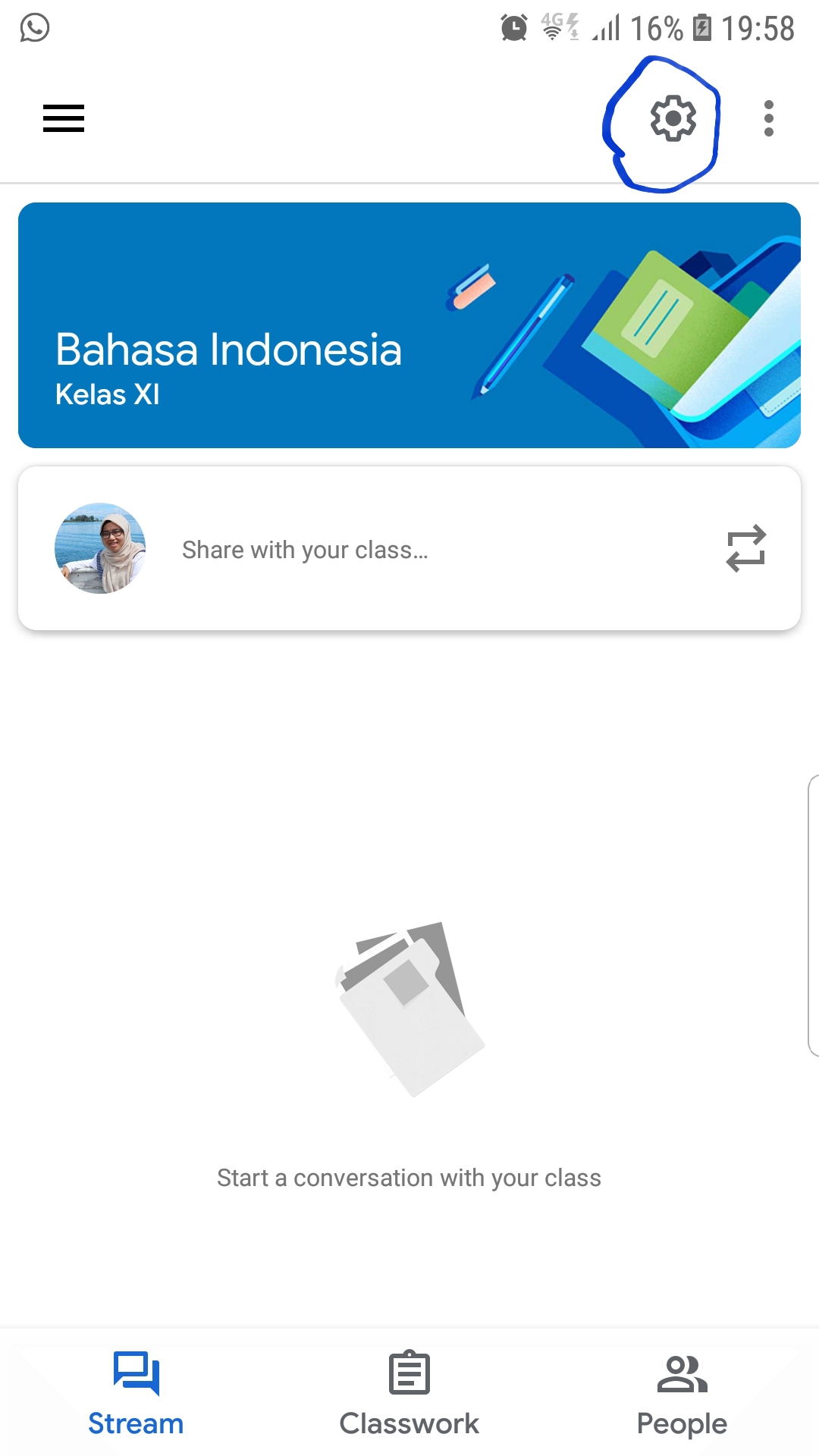 Cara Membuat Kelas Baru &amp; melihat kode kelas di Google