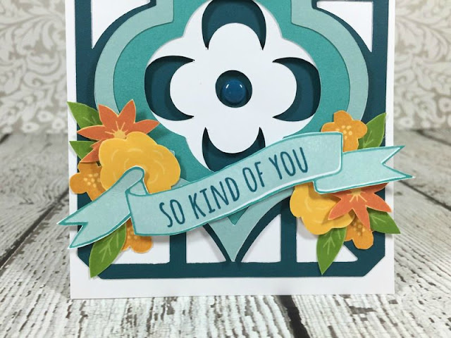 Cricut Artistry Moroccan Shape card