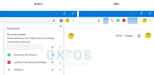 كيفية إزالة زر الامتدادات أو رمز Puzzle من شريط أدوات Chrome كيفية إزالة زر الامتدادات أو رمز Puzzle من شريط أدوات Chrome