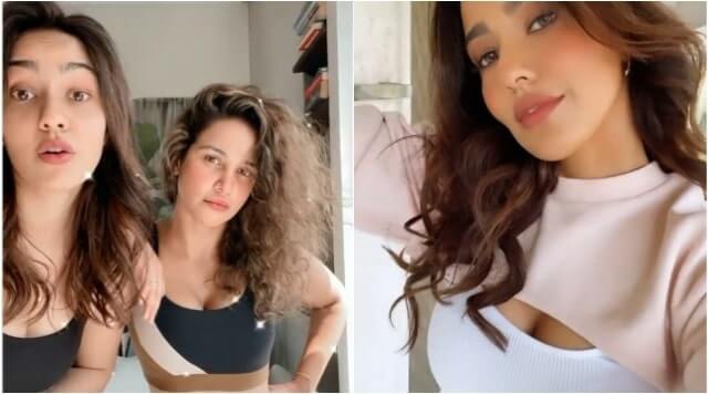 Neha Sharma And Aisha Sharma Setting Major Sisters Goals In These Fun Loving Video. Watch Clip