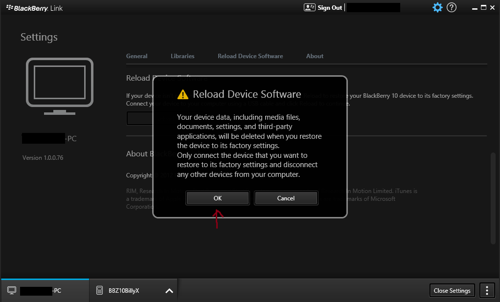 "Device 10". BLACKBERRY Neutrino and Android auto. Update your device