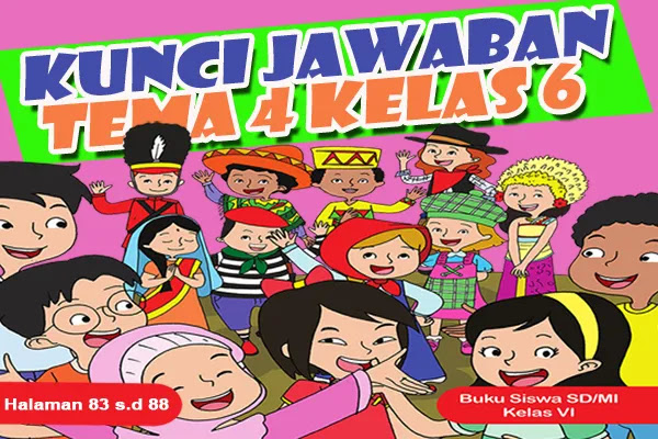 Kunci Jawaban Buku Siswa Tema 4 Kelas 6 Halaman 8384 85 86 87 88 - Sanjayaops