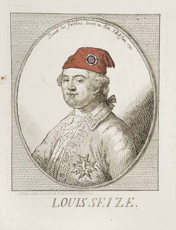 Kostis Velonis Ludwig XVI. mit Jakobinermütze