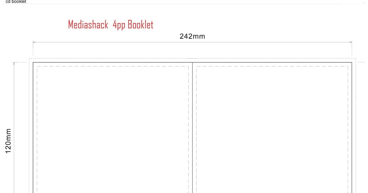 Cd Booklet Template Word Medical Resume