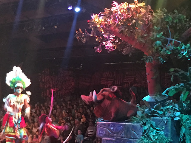 Pumba Float in Festival of the Lion King Disney's Animal Kingdom Walt Disney World
