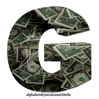 M. Michielin Alphabets: DOLLAR ALPHABET PNG, #dollar, #love, #jesus