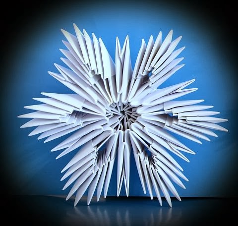 origami maniacs 3d origami snowflakes iris folding christmas