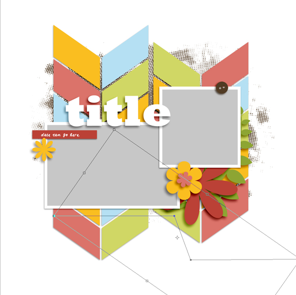 Angled Text Tutorial / Scrapping with Liz