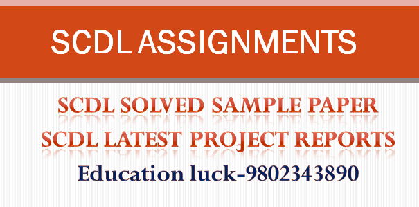 scdl assignments 1st semester