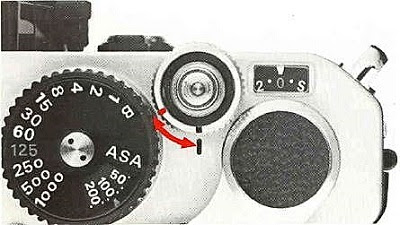 Nikon FM, Shutter mode selector (earlier variant)