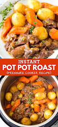 instant pot roast pressure cooker recipe easy beef perfect sunday carrots potatoes
