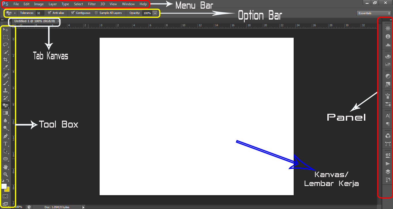 menampilkan layer di photoshop