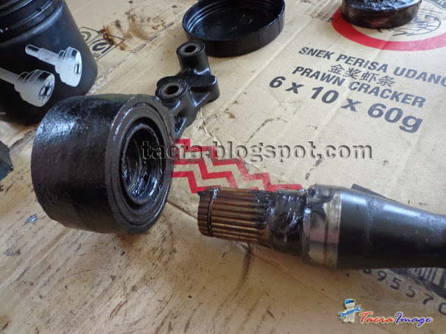 Tacra S Diy Garage Gsr Evo Driveshaft Hanger Bearing Installation