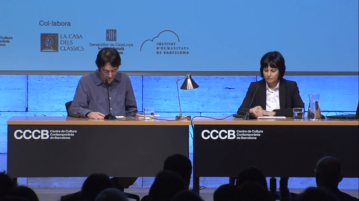 Batalla de Papel Chantal Maillard Conferencia en el CCCB Batalla de Papel Chantal Maillard Conferencia en el CCCB
