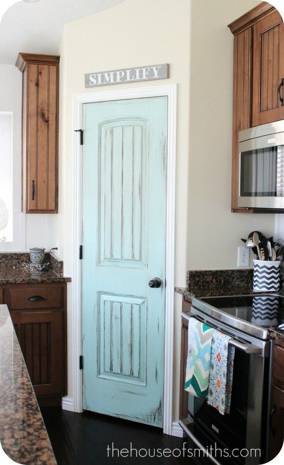 That Inspired Chick Pinspiration Project 2 {Painted Kitchen Doors
