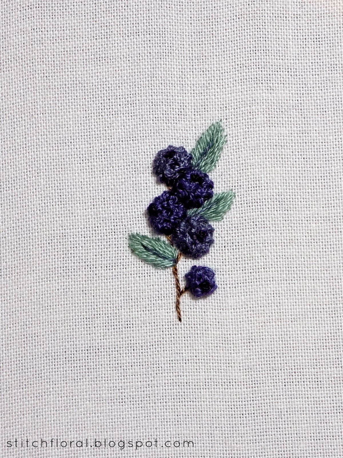 Raised cup stitch tutorial Stitch Floral