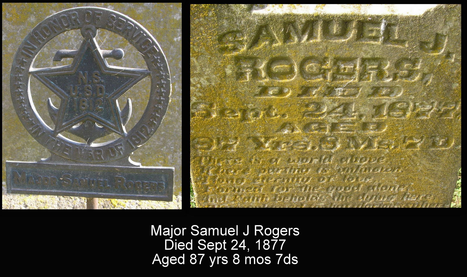 Escape to the Silent Cities Collection of War of 1812 Veterans