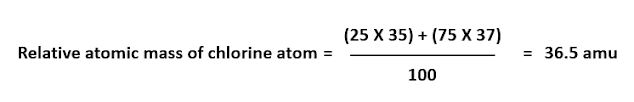 worked example relative atomic mass