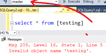 How To Fix Invalid Object Name - Database Context - In Sql Server - Sqlarena