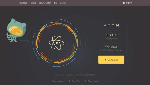 Atom Kode Editor Untuk Mac