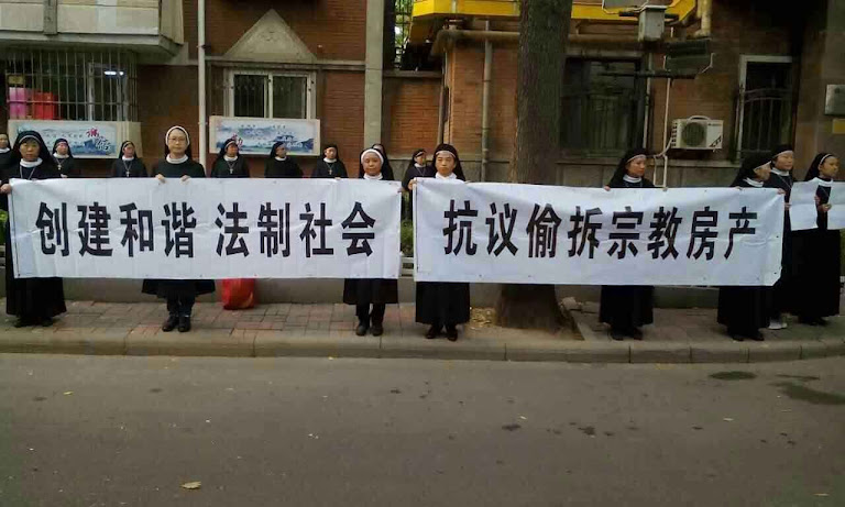 Religiosas corajosas pedem devolução dos bens da Igreja em Anyang