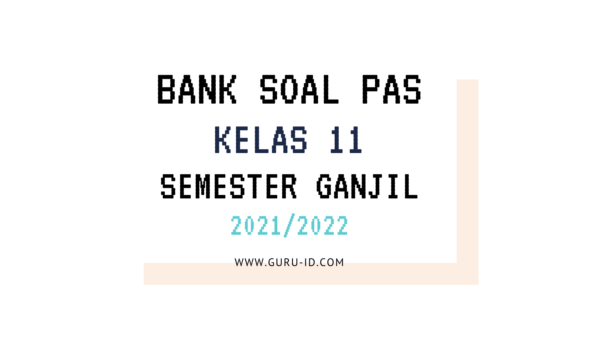 Dicari guru bank soal pas