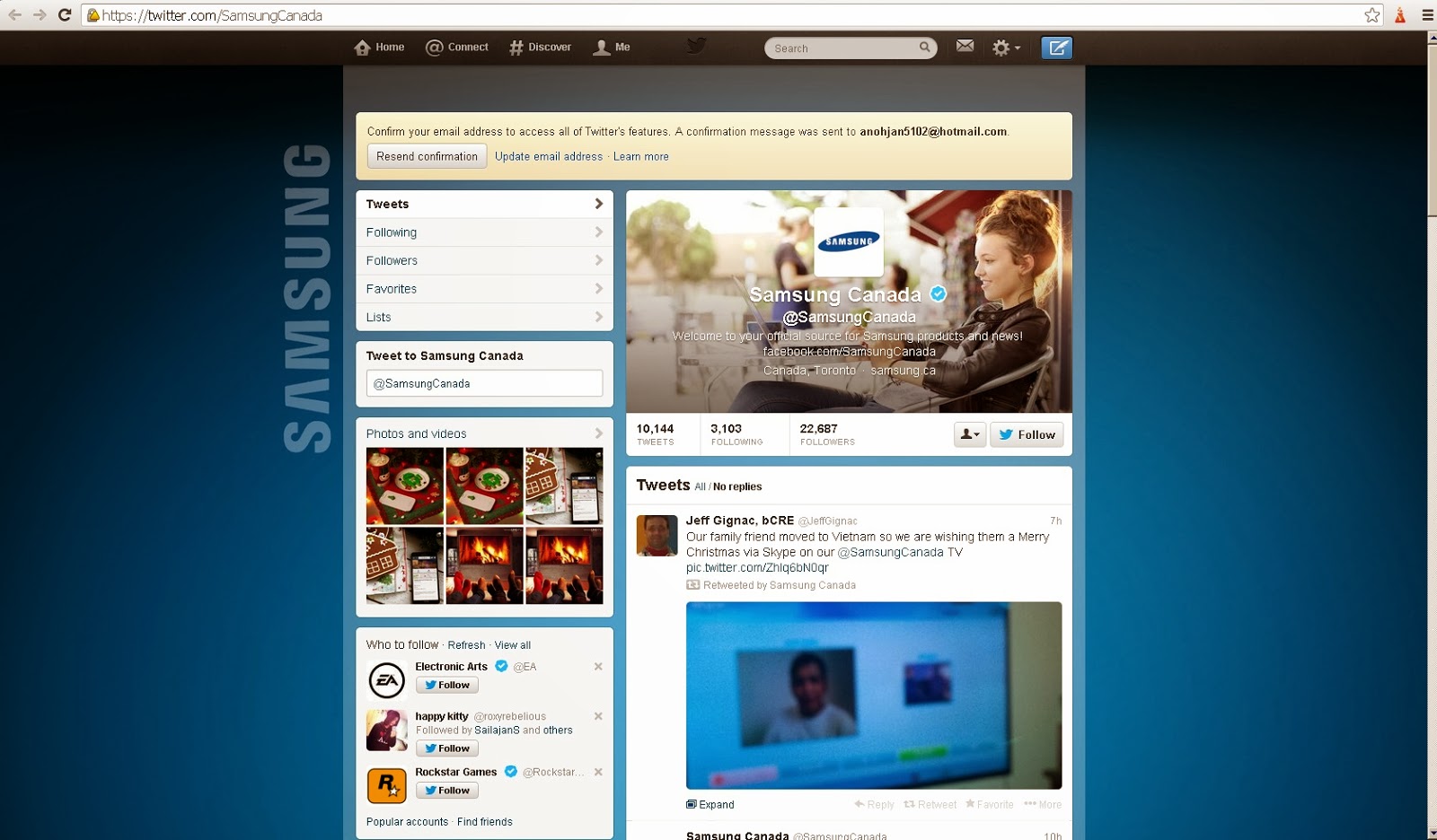 How companies use social media to enhance their brands: Samsung and its