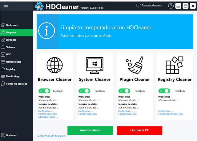 HDCleaner Full imagenes