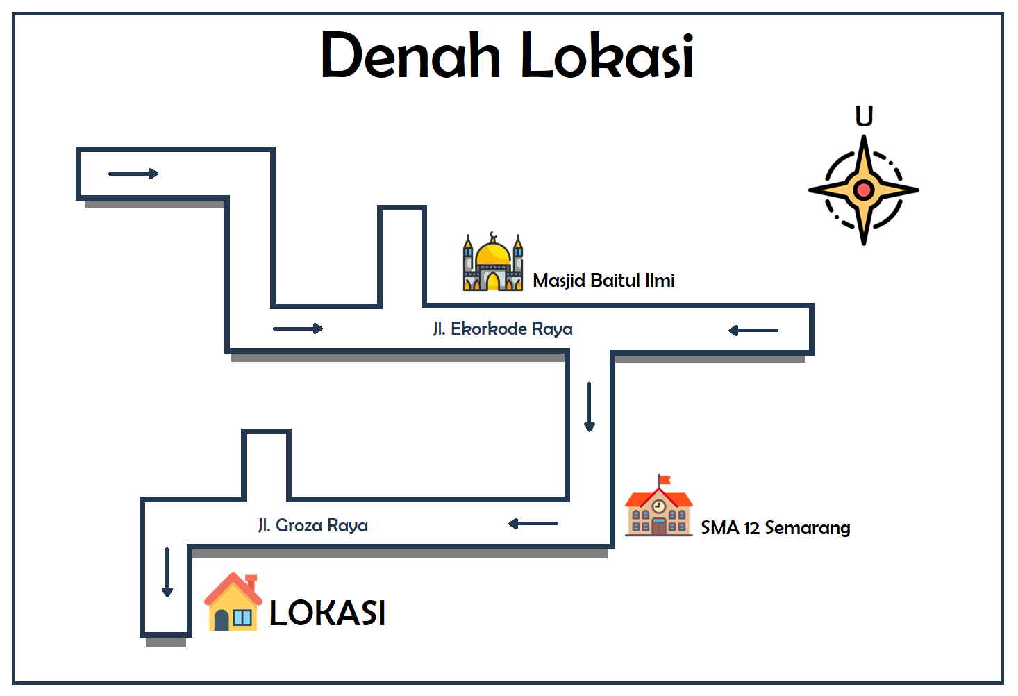 Contoh Denah Lokasi Undangan 35 Images - Denah Lokasi Rumah Saya Tahun